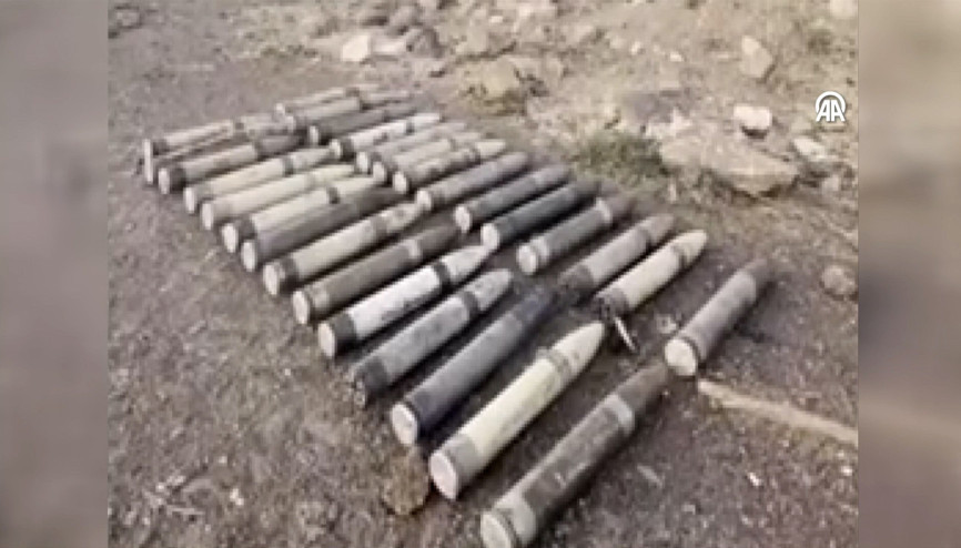 Pençe-Kilit Operasyonu bölgesinde teröristlere ait silah ve mühimmat ele geçirildi