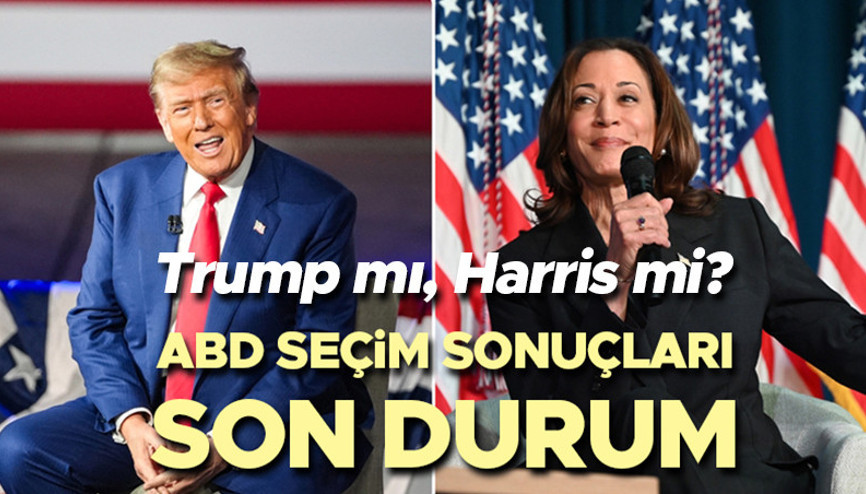 ABD BAŞKANLIK SEÇİMİ SONUÇLARI SON DURUM (CANLI TAKİP EKRANI) | 5 Kasım ABD seçim sonuçları ne zaman açıklanacak, saat kaçta belli olacak Beklenen gün geldi Trump ve Harris oy oranı kaç İşte ABD seçim sonuçları anketi
