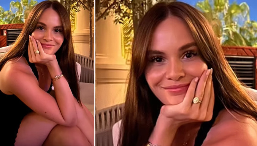 Ünlü şefin kızı mutluluk sarhoşu: Onu sevdiğine bağlayan yüzük ayaklarını yerden kesti Ünlü şefin kızı mutluluk sarhoşu: Onu sevdiğine bağlayan yüzük ayaklarını yerden kesti