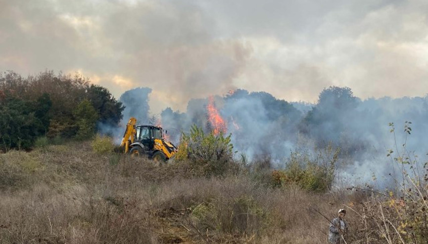 Çanakkale Bigada orman yangını
