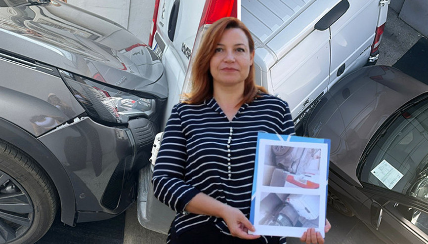 2 milyon liralık otomobiline serviste araç çarptı, yetkililerin cevabıyla şaşkına döndü