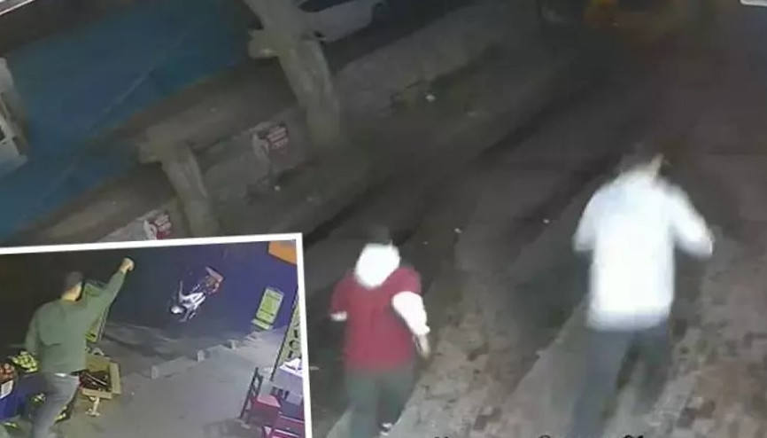 Yemek yedikleri mekandan hesabı ödemeden kaçtılar... O anlar kameraya yansıdı