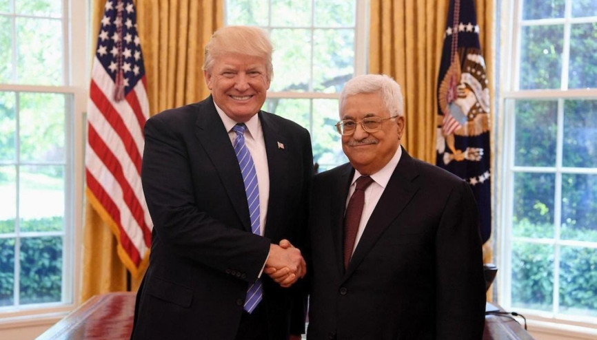 Trump, Filistin Devlet Başkanı Abbas ile görüştü
