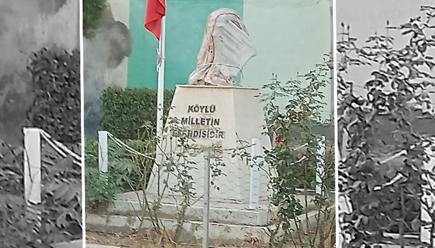 İzmirde tepki çeken olay İki Atatürk büstüne saldırı