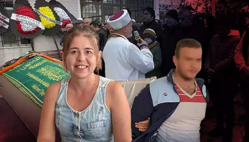 Oğlu tarafından uykusunda öldürülen okul müdürü, son yolculuğuna uğurlandı Oğlu tarafından uykusunda öldürülen okul müdürü, son yolculuğuna uğurlandı