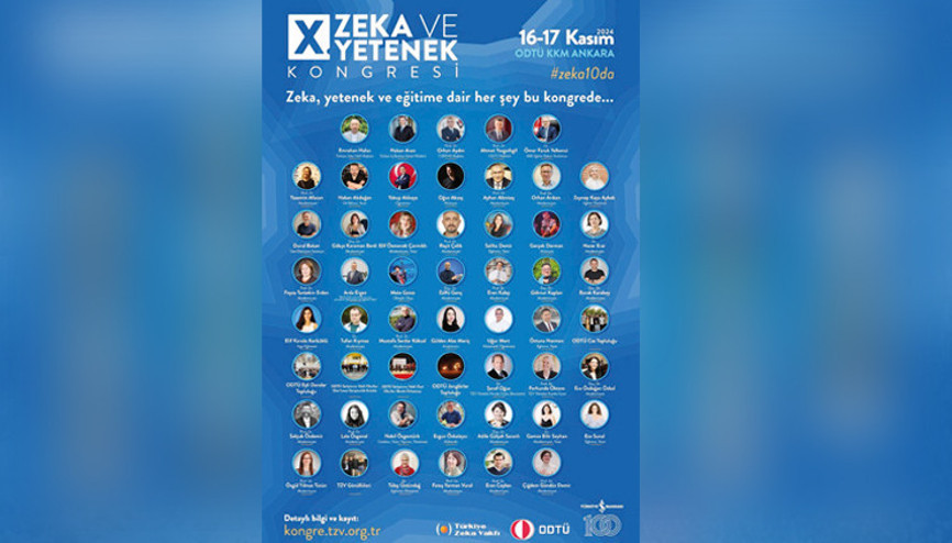 Zekâ ve Yetenek Kongresi 10. kez kapılarını açıyor