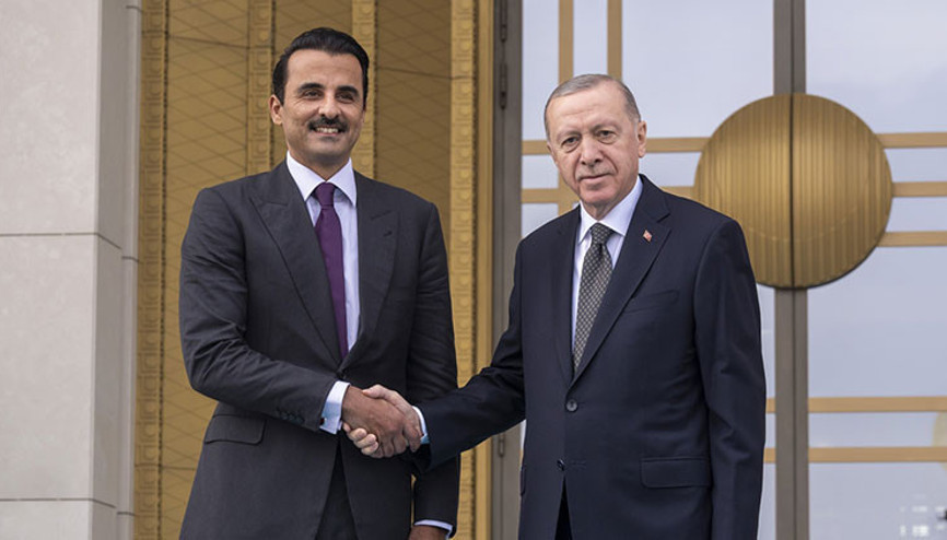 Katar Emiri Ankarada Erdoğan ile Al Sani görüştü: 8 yeni anlaşma