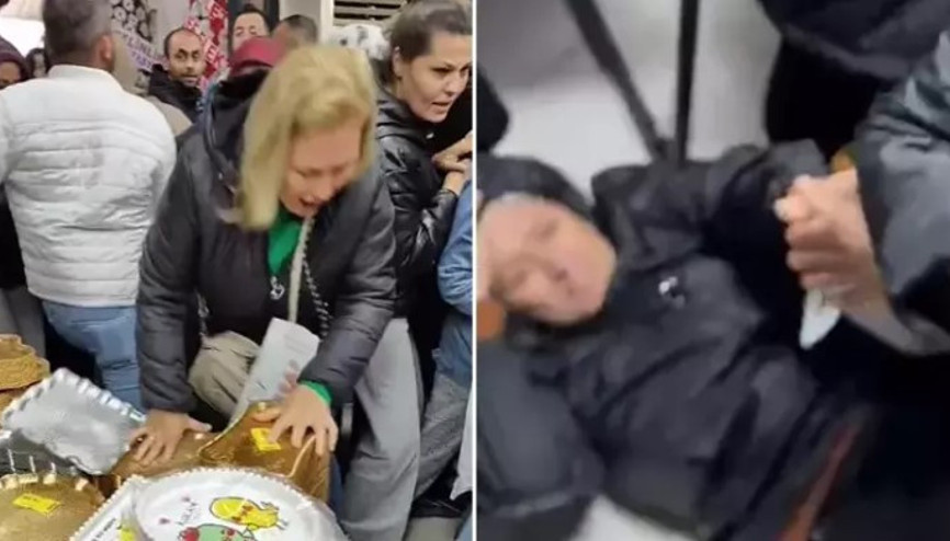İzmir’de mağaza açılışında izdiham Birbirlerini böyle ezdiler