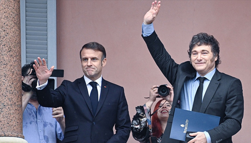 Macron Arjantinde: Milei ile görüştü Macron Arjantinde: Milei ile görüştü
