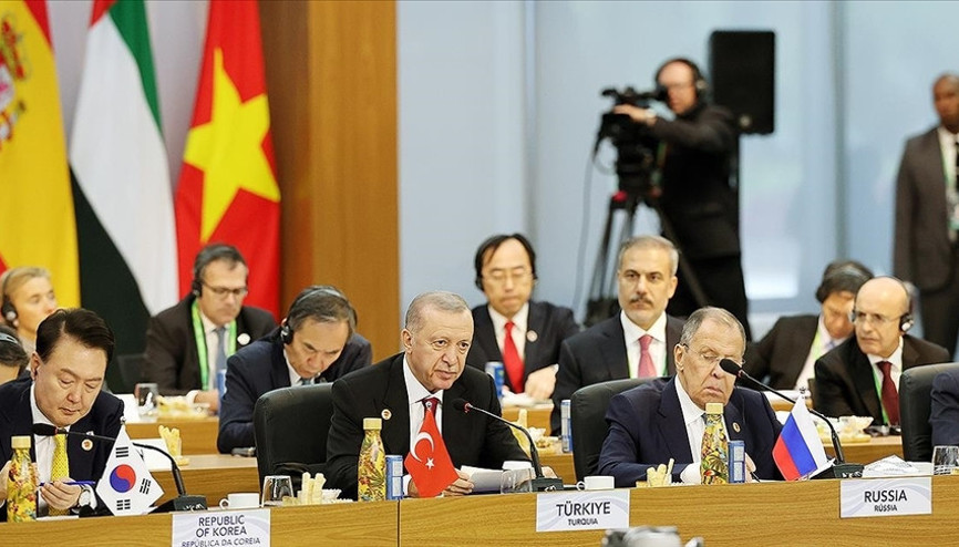 Cumhurbaşkanı Erdoğandan G20 Zirvesinde Gazze çağrısı Cumhurbaşkanı Erdoğandan G20 Zirvesinde Gazze çağrısı