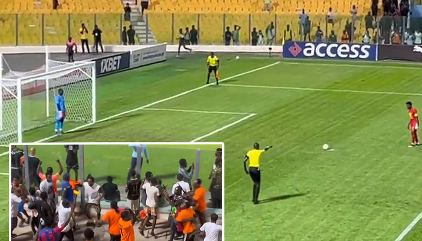 Ganada görülmemiş olay: Taraftarlar kaçan penaltıya deliler gibi sevindiler