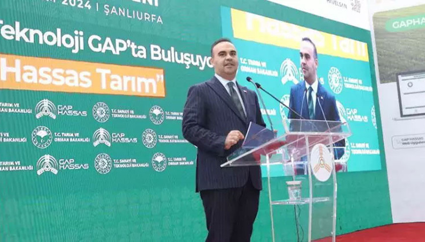 Bakan Kacır müjdeyi verdi: Akıllı tarım uygulaması geliyor