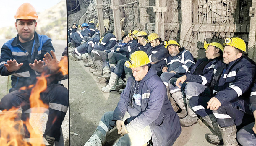 Madencilerin eylemi sürüyor... Yeraltında 3. gün