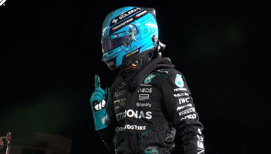 Las Vegasta pole pozisyonu Russellın