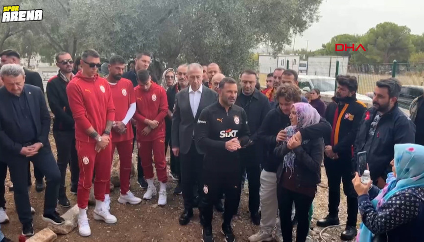 Galatasaray kafilesi Bodrumda Yiğit Kurtun mezarını ziyaret etti