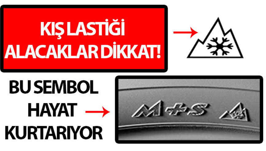Kış lastiği taktırmadan önce bu sembole dikkat Hayat kurtaran bilgiler Kış lastiği taktırmadan önce bu sembole dikkat Hayat kurtaran bilgiler