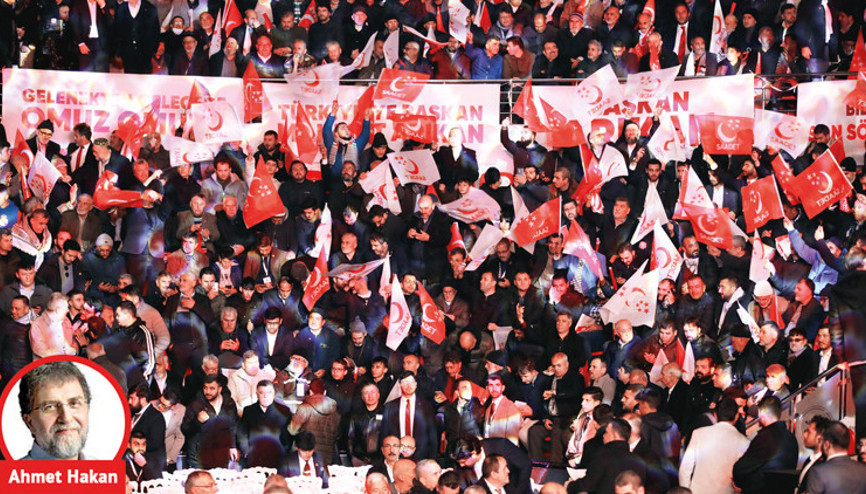 Saadet Kongresi’nde atılan utanmaz slogan