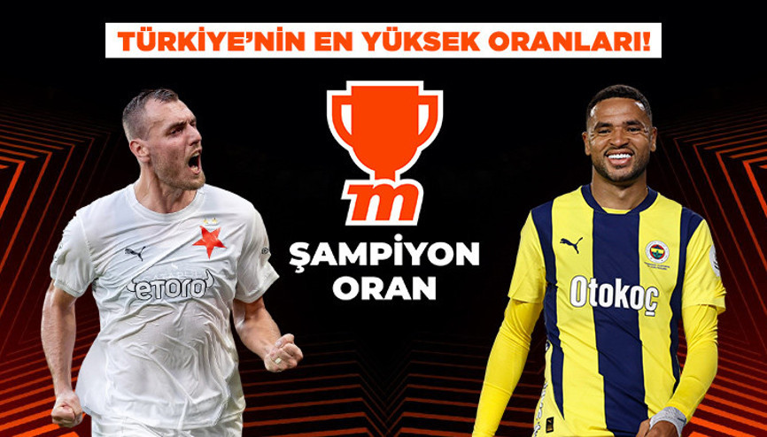 Fenerbahçe galibiyet için Slavia Prag karşısında Türkiyenin en yüksek oranları Mislide...