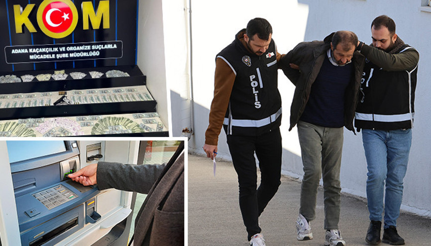 Bankaların ATMsine sahte 45 bin 800 dolar yatırdılar... Tanınmamak için şapka, gözlük ve maske takmışlar Bankaların ATMsine sahte 45 bin 800 dolar yatırdılar... Tanınmamak için şapka, gözlük ve maske takmışlar
