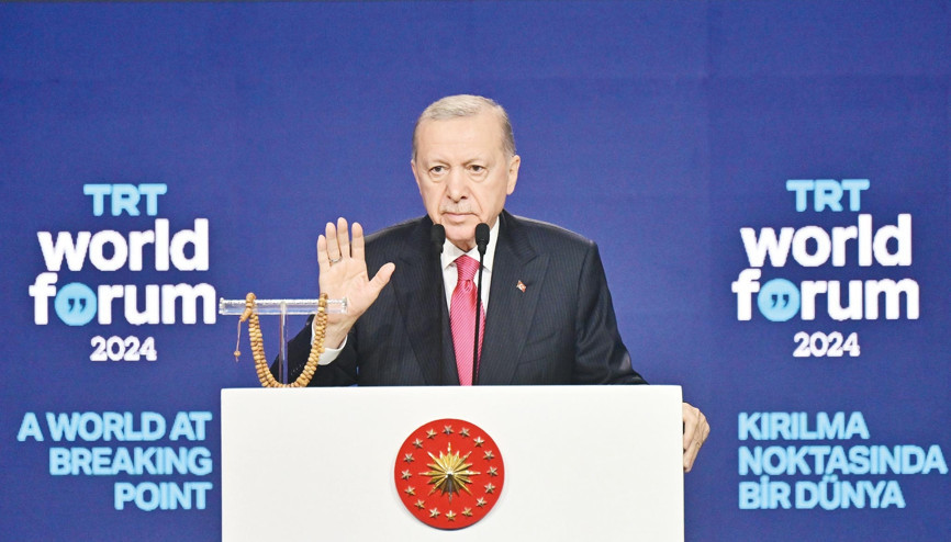Cumhurbaşkanı Erdoğan: İnsanlık dönüm noktasında