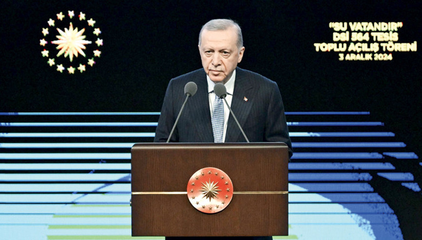 Cumhurbaşkanı Erdoğan: Temiz suya erişim beka meselesi