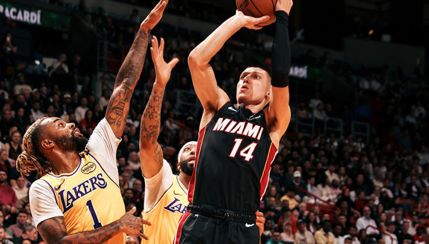Miami Heatten Lakersa 41 sayı fark