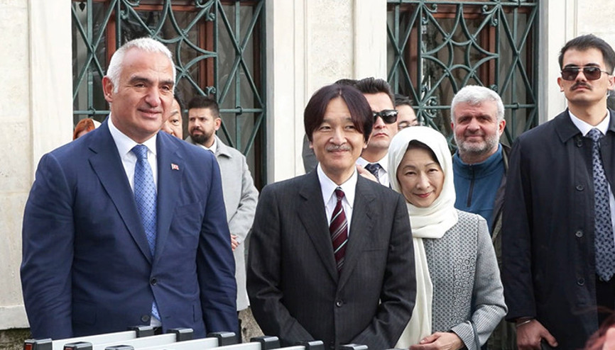 Japonya Veliaht Prens ve Prensesi, Ayasofya Camiini ziyaret etti