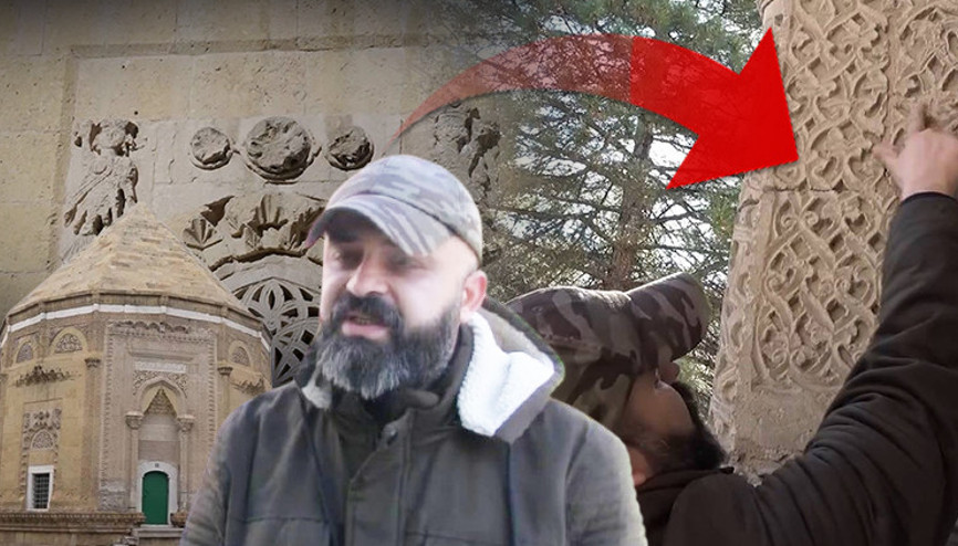 Anadolunun ilk kadın hükümdarının türbesinde dikkat çeken işlemeler... Hiçbiri tesadüf değil, böylesine başka yapıda rastlamıyoruz