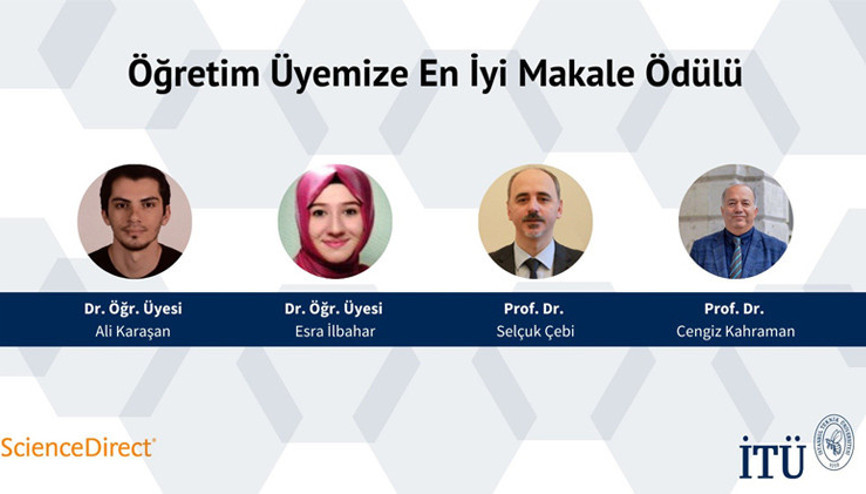 İTÜ’lü profesöre en iyi makale ödülü İTÜ’lü profesöre en iyi makale ödülü
