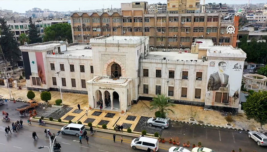 Hama kent merkezi havadan görüntülendi