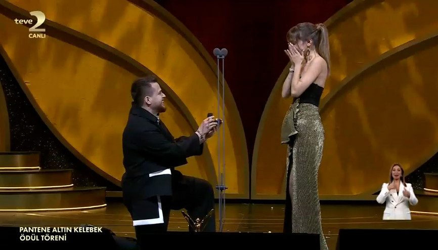 Alper Rende’den Altın Kelebek’te evlenme teklifi