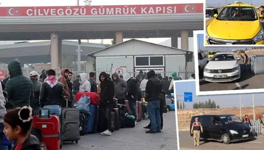 Hatay’ın Cilvegözü Sınır Kapısı’nda Suriyeliler geçiş için yoğunluk oluşturdu