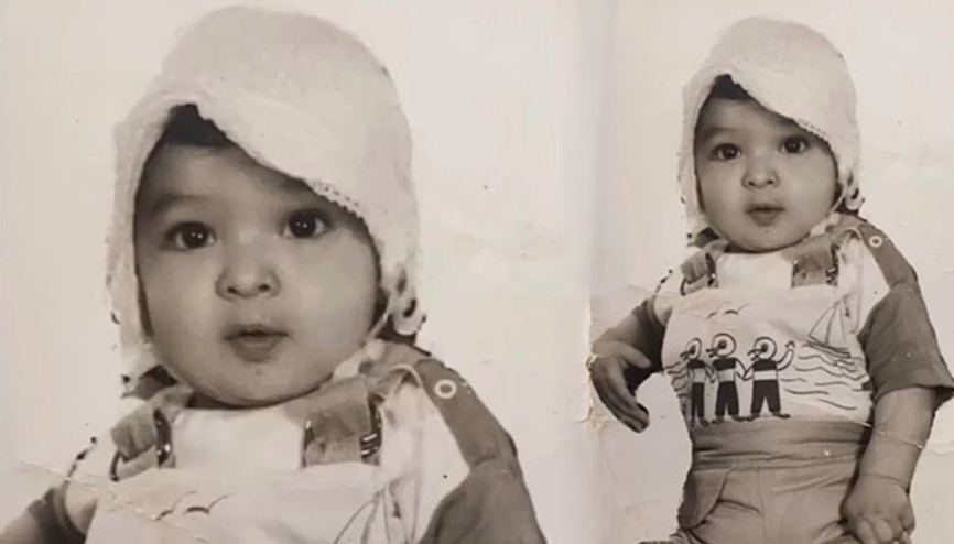 O artık evli ve bir çocuğu var Ünlü oyuncu bebeklik fotoğrafını paylaştı...