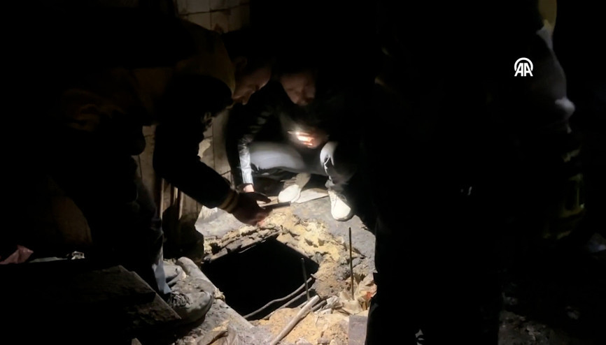 Sednayada gizli bölme iddialarını araştıran ekiplerin çalışmaları görüntülendi