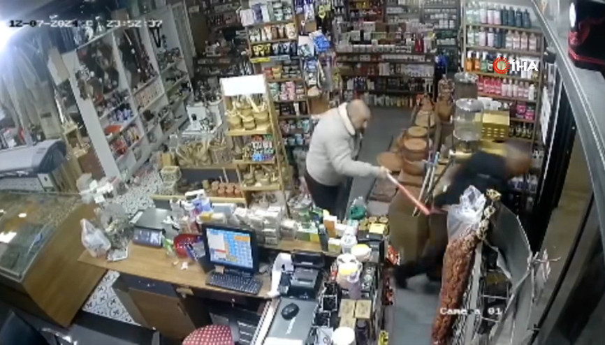 Parfüm çaldı, beyzbol sopasıyla dayak yedi