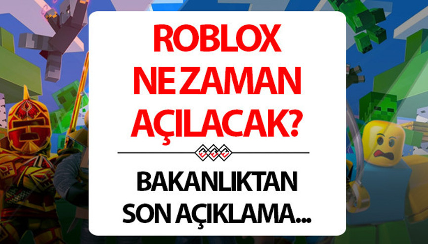 Roblox ne zaman açılacak Yaz aylarında erişim engeli getirilen Roblox Türkiyede açılacak mı Roblox ne zaman açılacak Yaz aylarında erişim engeli getirilen Roblox Türkiyede açılacak mı
