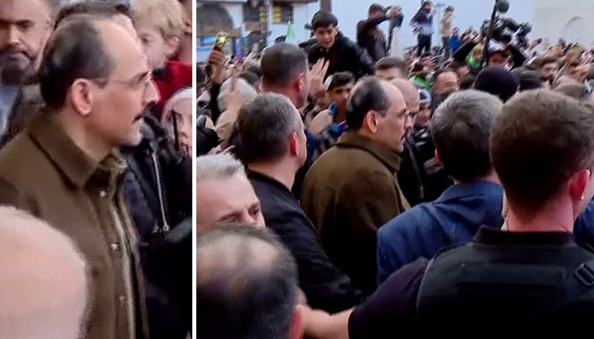 MİT Başkanı İbrahim Kalın, Şam’daki Emevi Camii’nde namaz kıldı