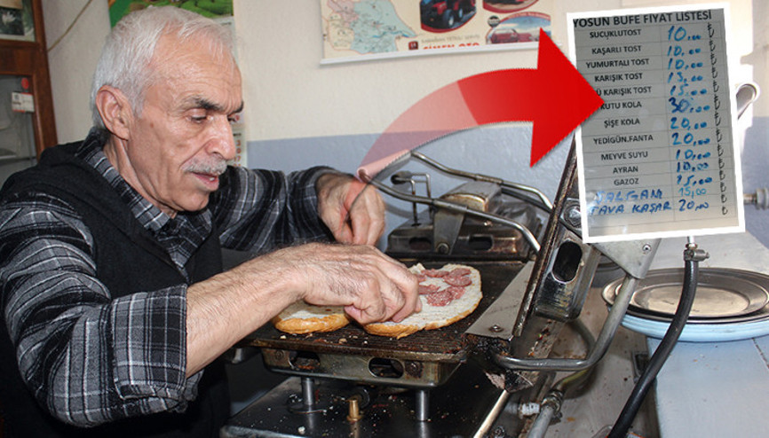 40 yıllık esnaf, tostu 10 liraya satıyor... Nasıl kâr ettiğini soranlara böyle cevap veriyor 40 yıllık esnaf, tostu 10 liraya satıyor... Nasıl kâr ettiğini soranlara böyle cevap veriyor