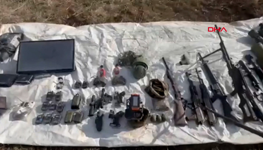 MSB: Pençe-Kilit bölgesinde çok sayıda silah ve mühimmat imha edildi