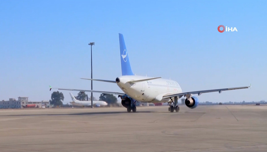 Şamdan Halepe ilk uçuş