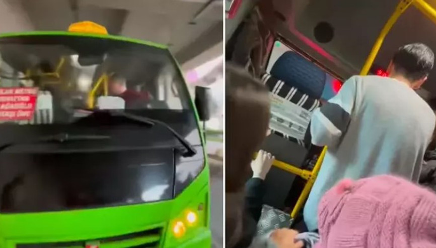 Sarıyer’de minibüste ücret tartışması: Şoför kapıları kapattı, kimseyi indirmedi