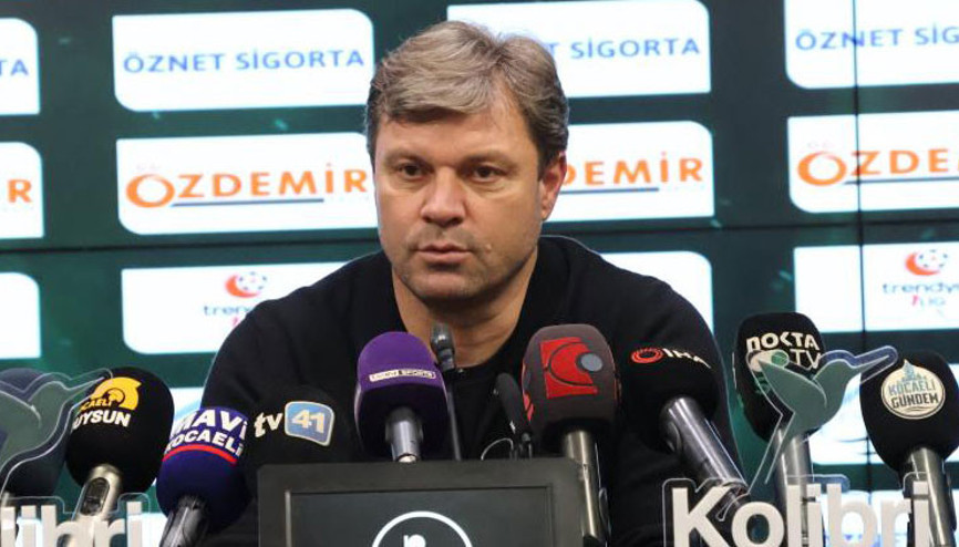 Kocaelisporda Ertuğrul Sağlam istifa etti Başkandan sert sözler...