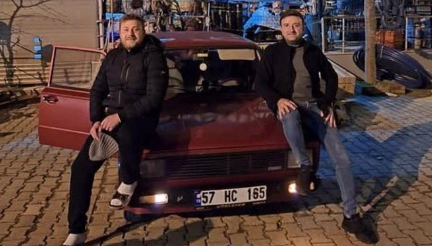 1993 model Serçe otomobille Almanya’ya 53 saatte ulaştılar