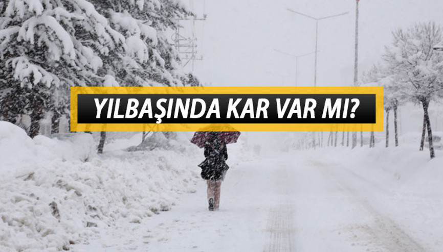 İstanbula kar ne zaman yağacak Yılbaşında kar var mı Tarih verildi İşte Meteoroloji hava durumu raporu
