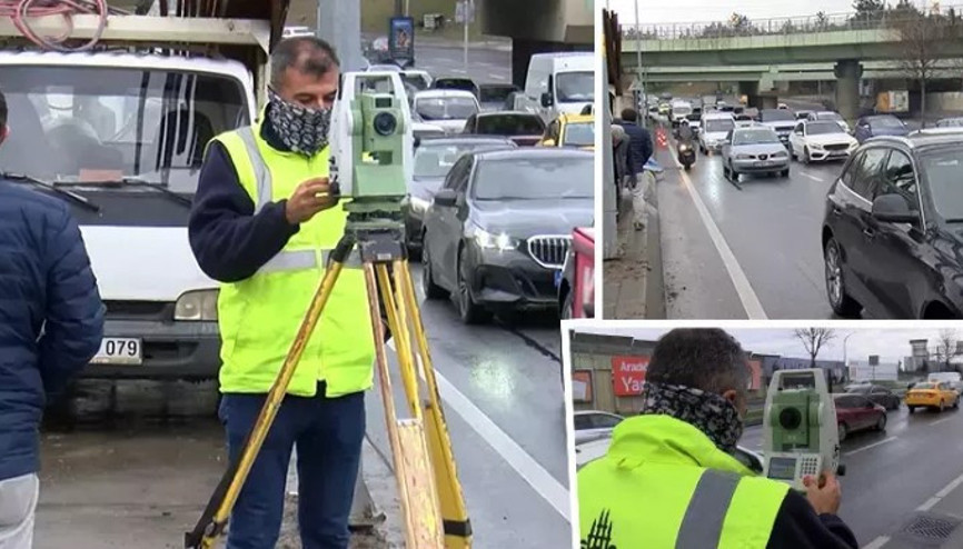 Bakırköydeki sabıkalı alt geçitte kot düşürme çalışmaları başladı