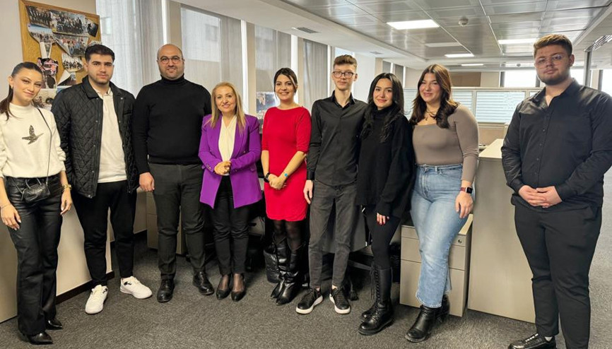 Öğrencilerden Hürriyet Ankara’ya ziyaret