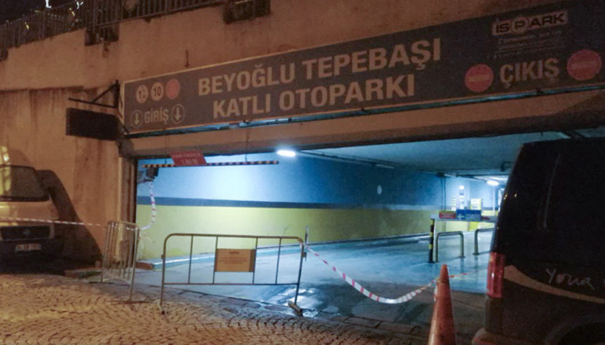 İBBnin Beyoğlundaki otoparkı tedbir amacıyla boşaltılacak