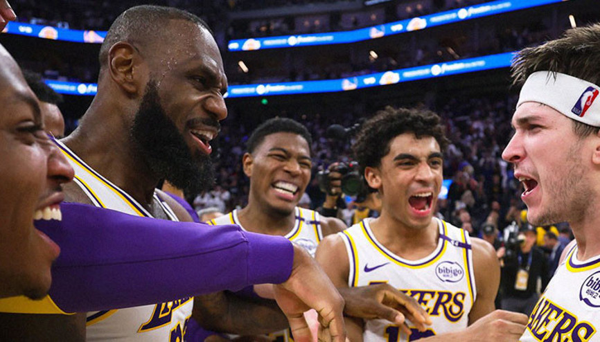 Los Angeles Lakers, Warriorsu son saniyede devirdi