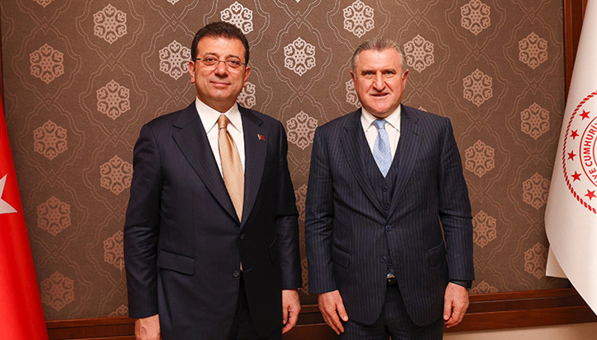Gençlik ve Spor Bakanı Bak, Ekrem İmamoğlunu kabul etti
