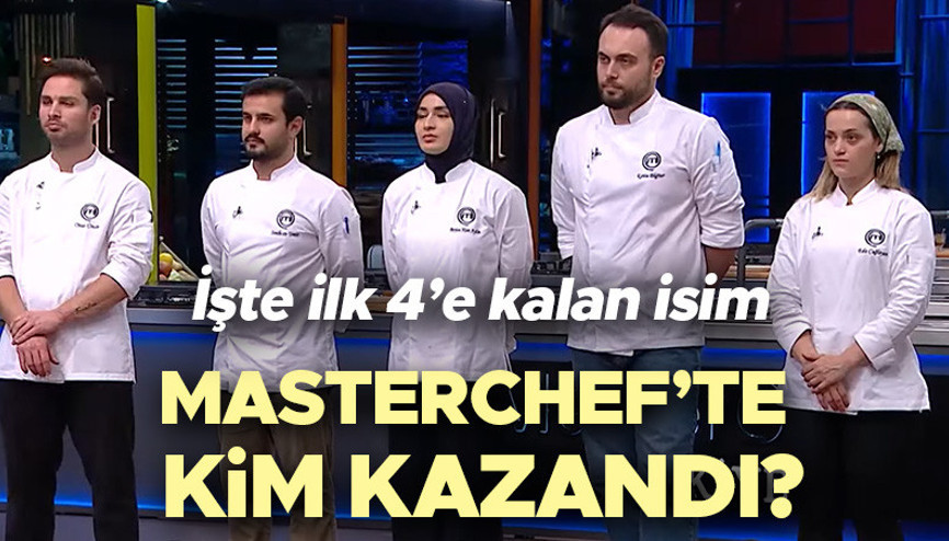 MASTERCHEF KİM KAZANDI 27 ARALIK 2024 | Dün akşam MasterChef kim elendi, ilk dörde kim kaldı  Eda, Semih, Beyza, Kerem ve Onur arasında büyük mücadele